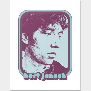 Bert Jansch // Retro Style Fan Art Design Posters and Art